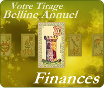 Tirage finances de l'Oracle Belline sur un an