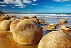 Nouvelle-Zélande - les " Boulders " de Moeraki