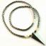 Collier hématite, oeil de chat