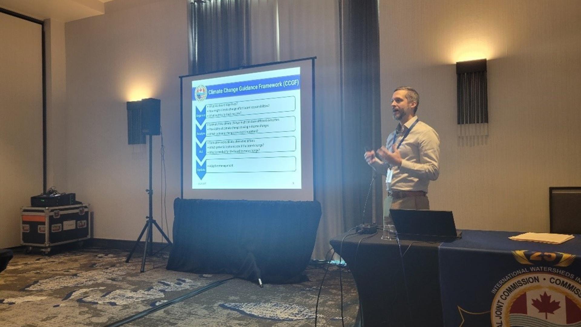 Présentation de la CMI lors de la conférence de l'American Water ...